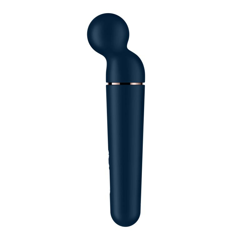 Вибромассажер "Satisfyer Planet Wand-er" мега мощный, синий 