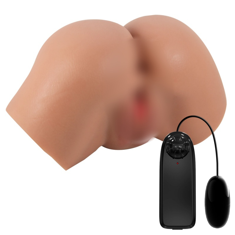 Мастурбатор "Crazy Bull Hailey" вагина + анус с вибрацией, мулатка 